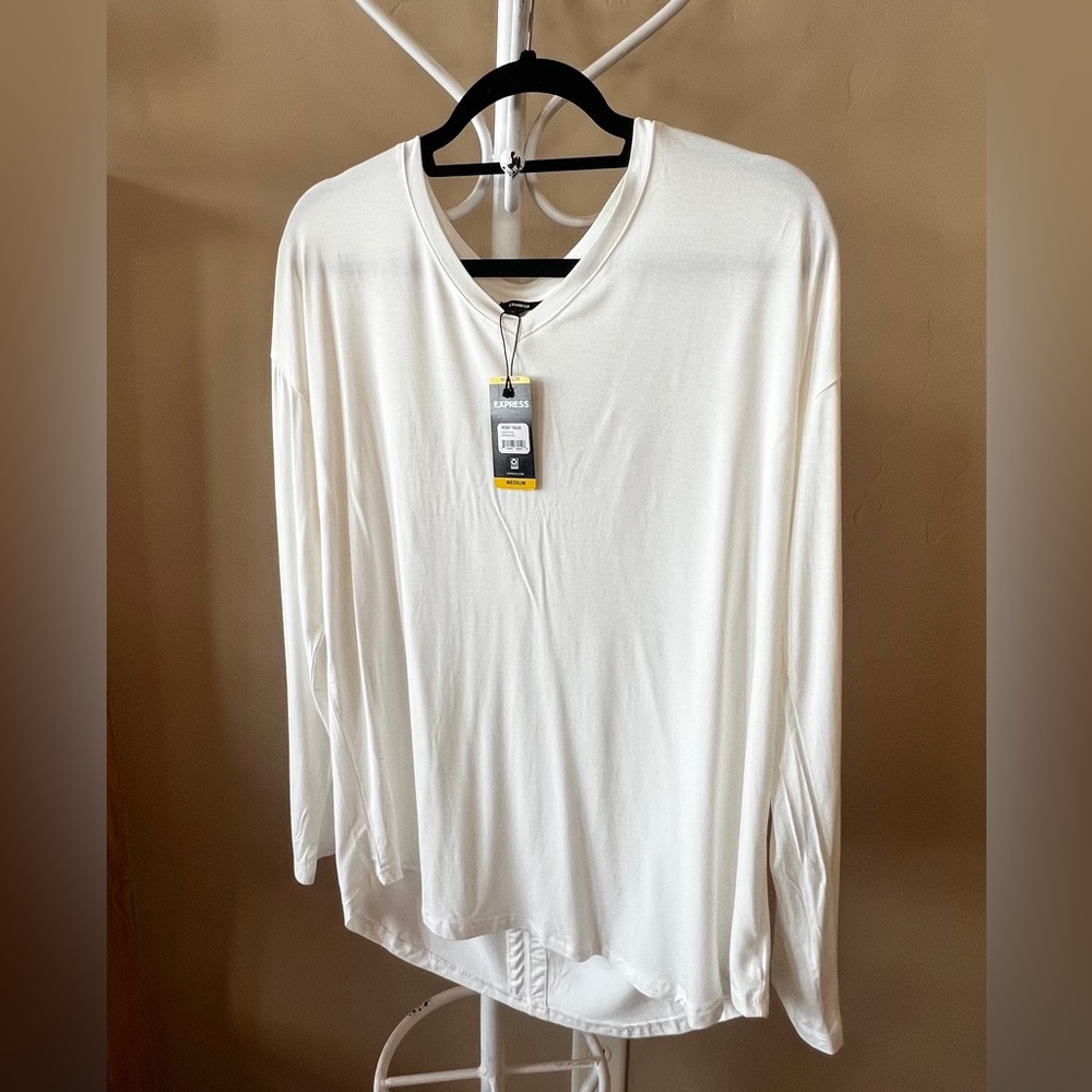 NWT White Express Shirt Medium